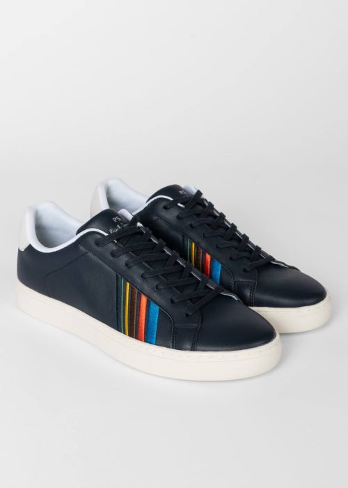 Paul Smith Men's Rex Navy Leather Sneakers