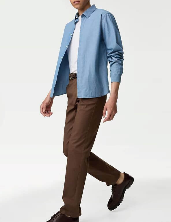 Regular Fit Heritage Twill Chinos