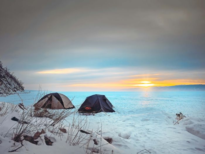 winter camping